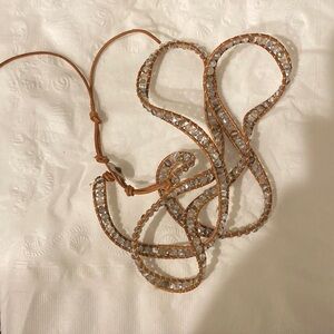 Unique boho style beaded wrap bracelet